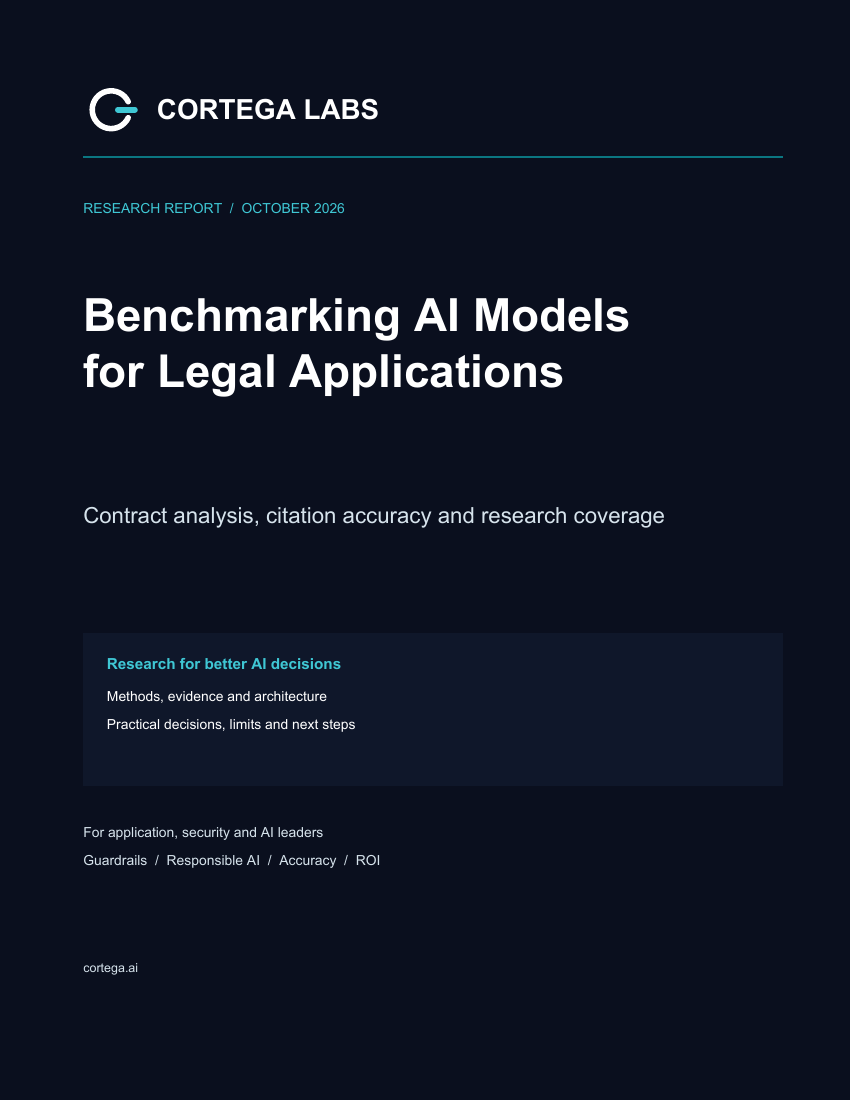 Cover of Benchmarking AI Models for Legal Applications